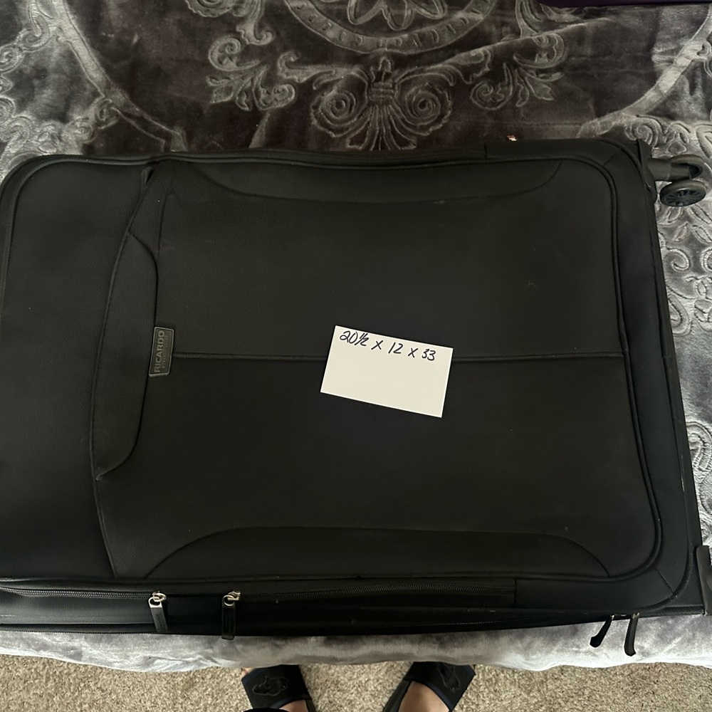 Durable Black Travel Suitcase